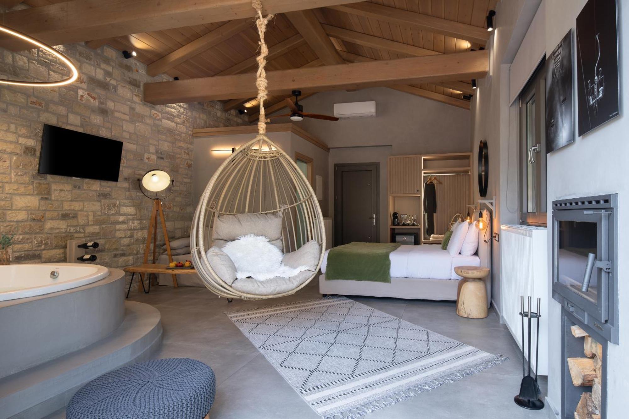 Evora Luxury Suites Mega Chorio 外观 照片
